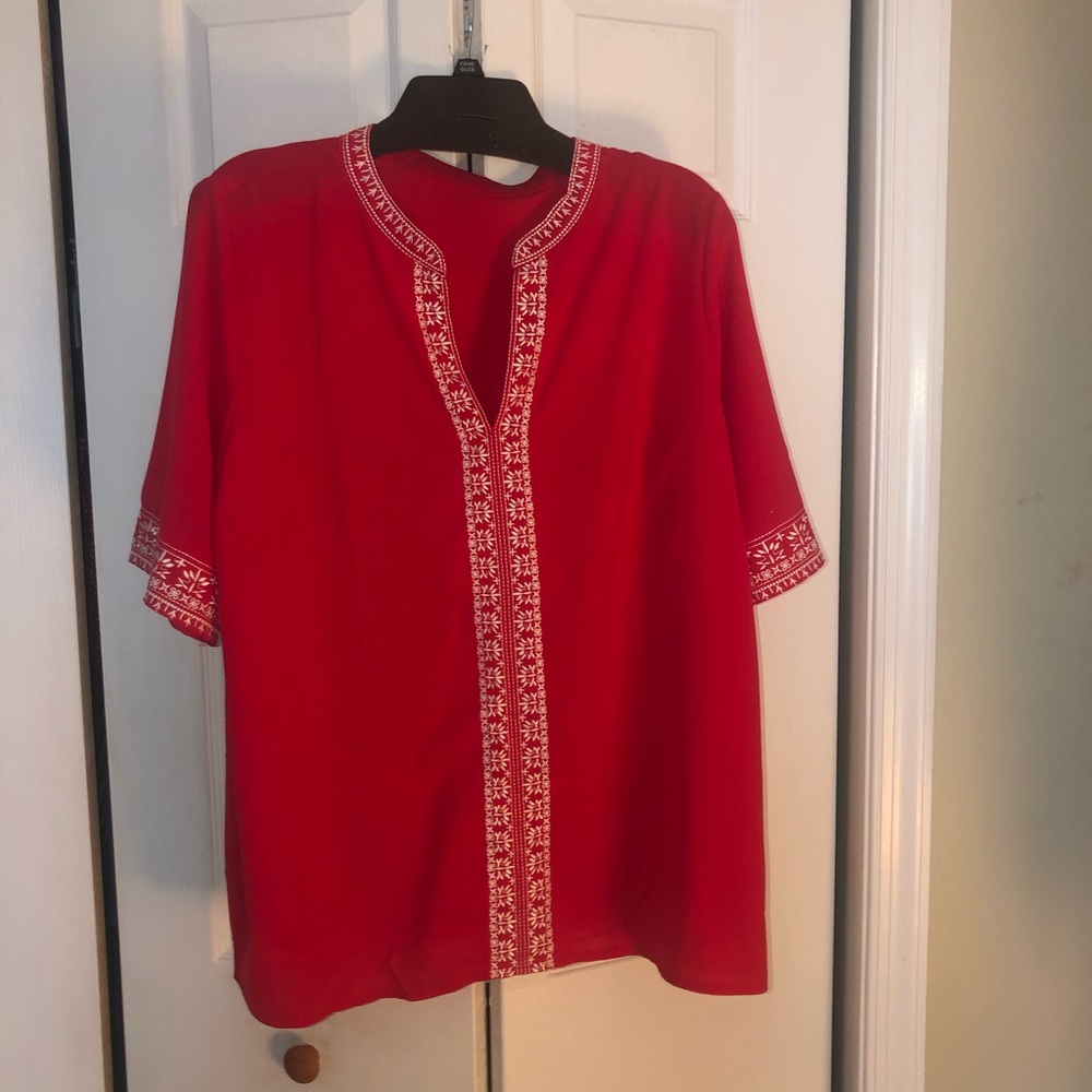 2X Top Red/White